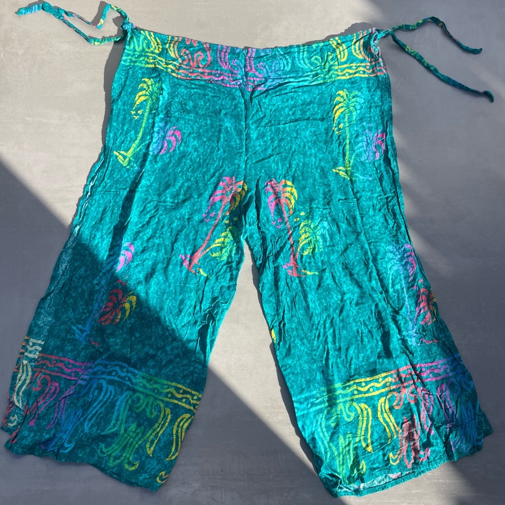 Rainbow Flowy Pants